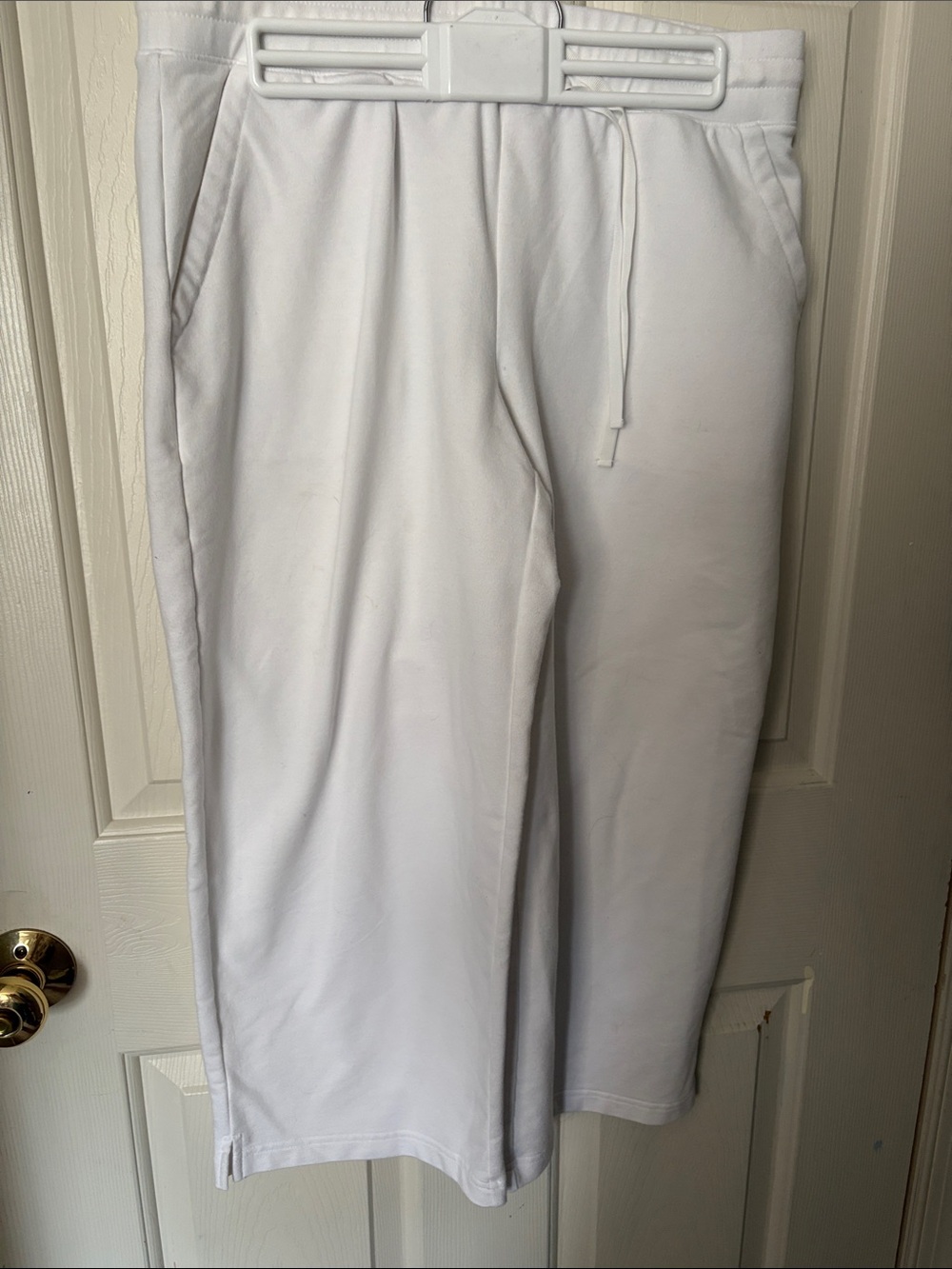 Talbots White Drawstring Capris - Picture 1 of 4